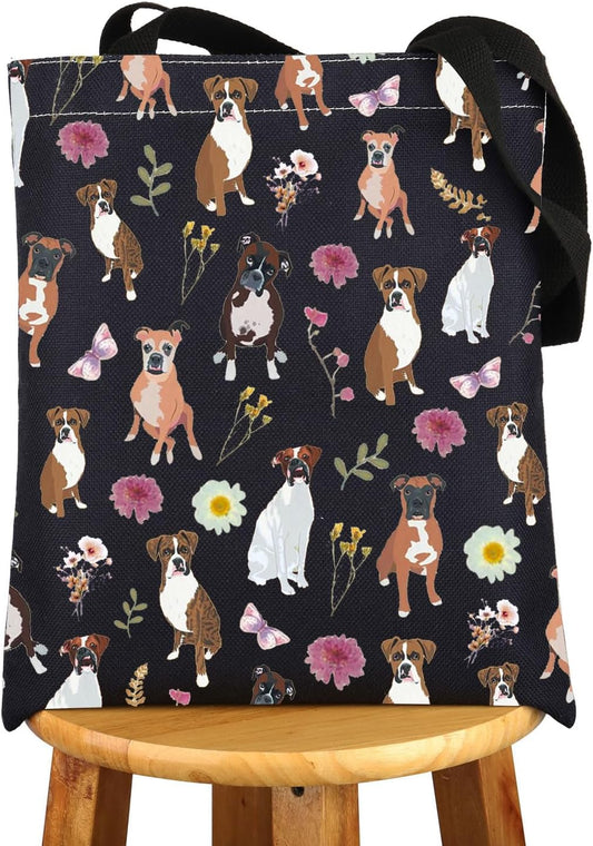Boxer Dog Tote Bag Boxer Dog Mom Gifts Boxer Dog Lover Gifts Boxer Dog Owner Shoulder Bag