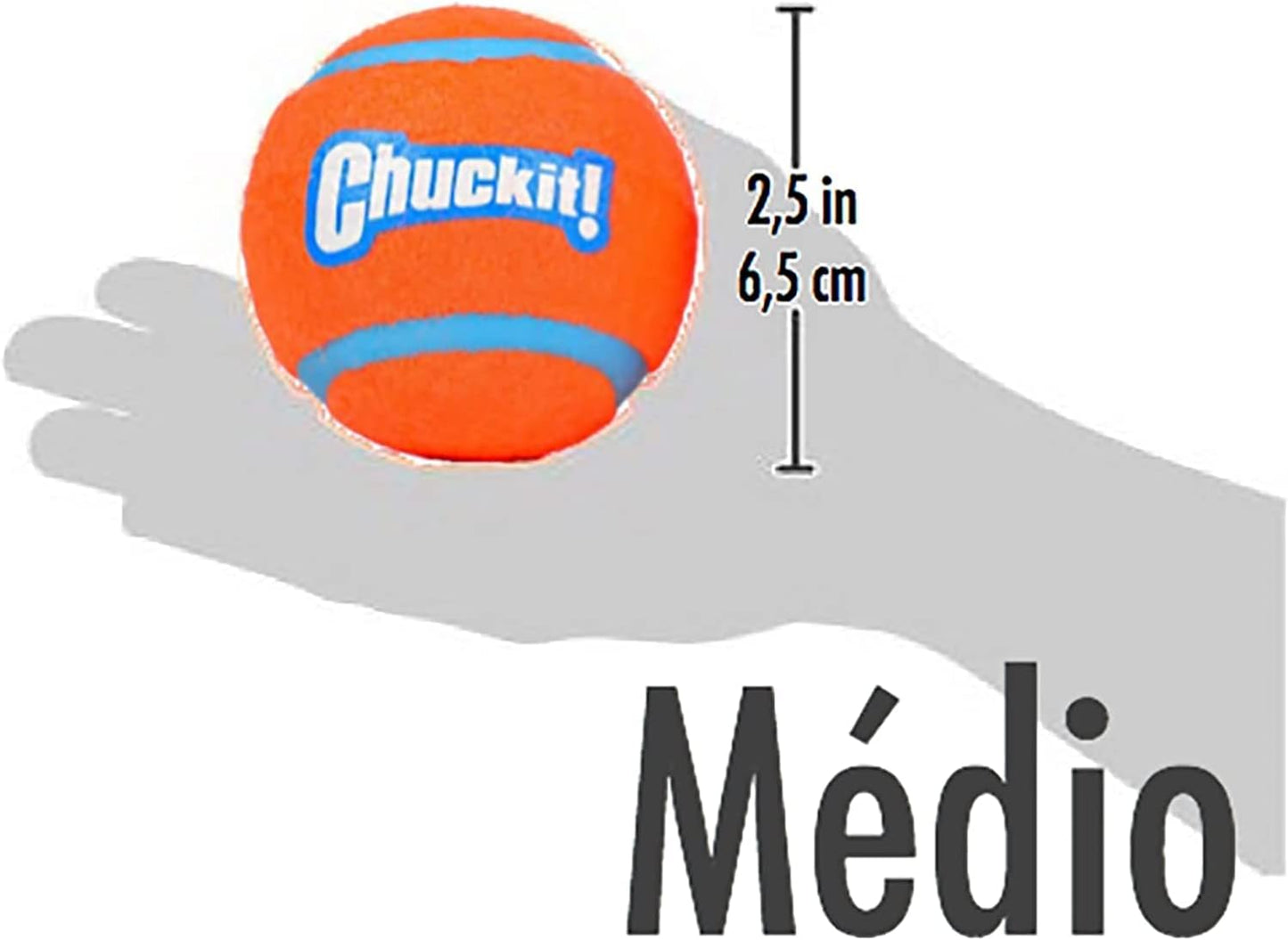 Tennis Balls, Medium, 4 Balls