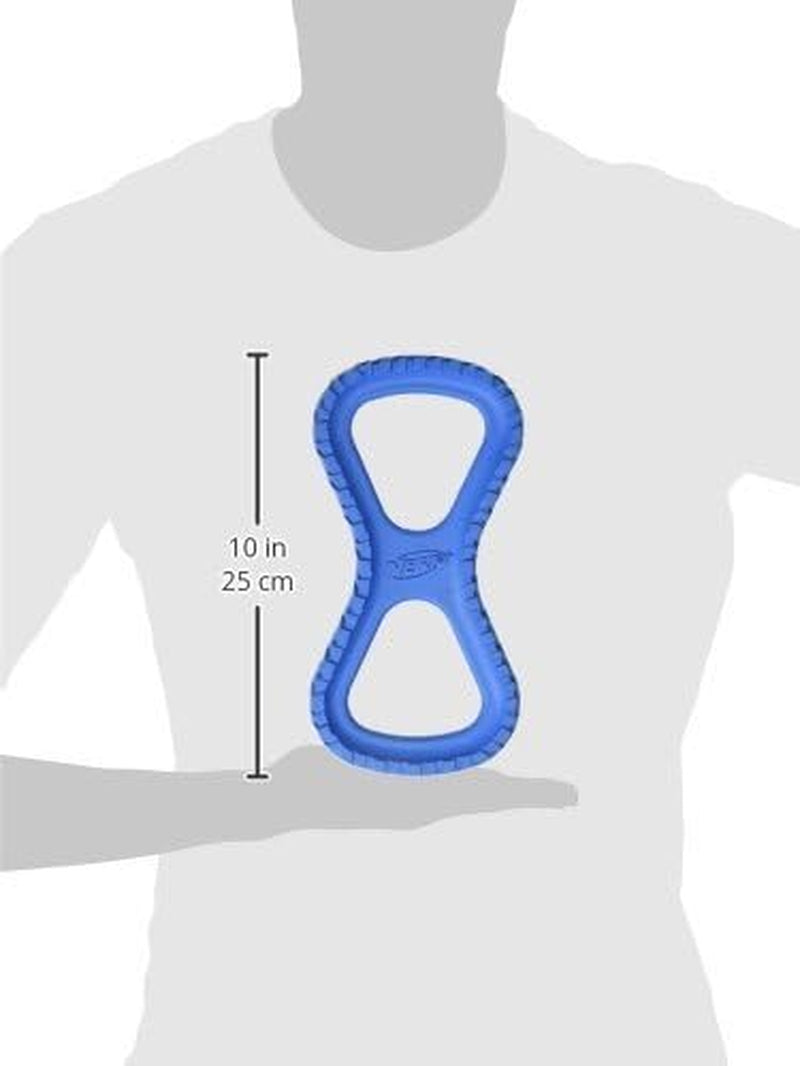 Tire Infinity Tug Dog Toy, Lightweight, Durable and Water Resistant, 10 Inches, for Medium/Large Breeds, Single Unit, Blue