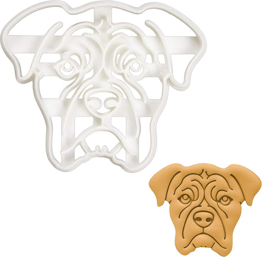 Boxer Face Cookie Cutter, 1 Piece -