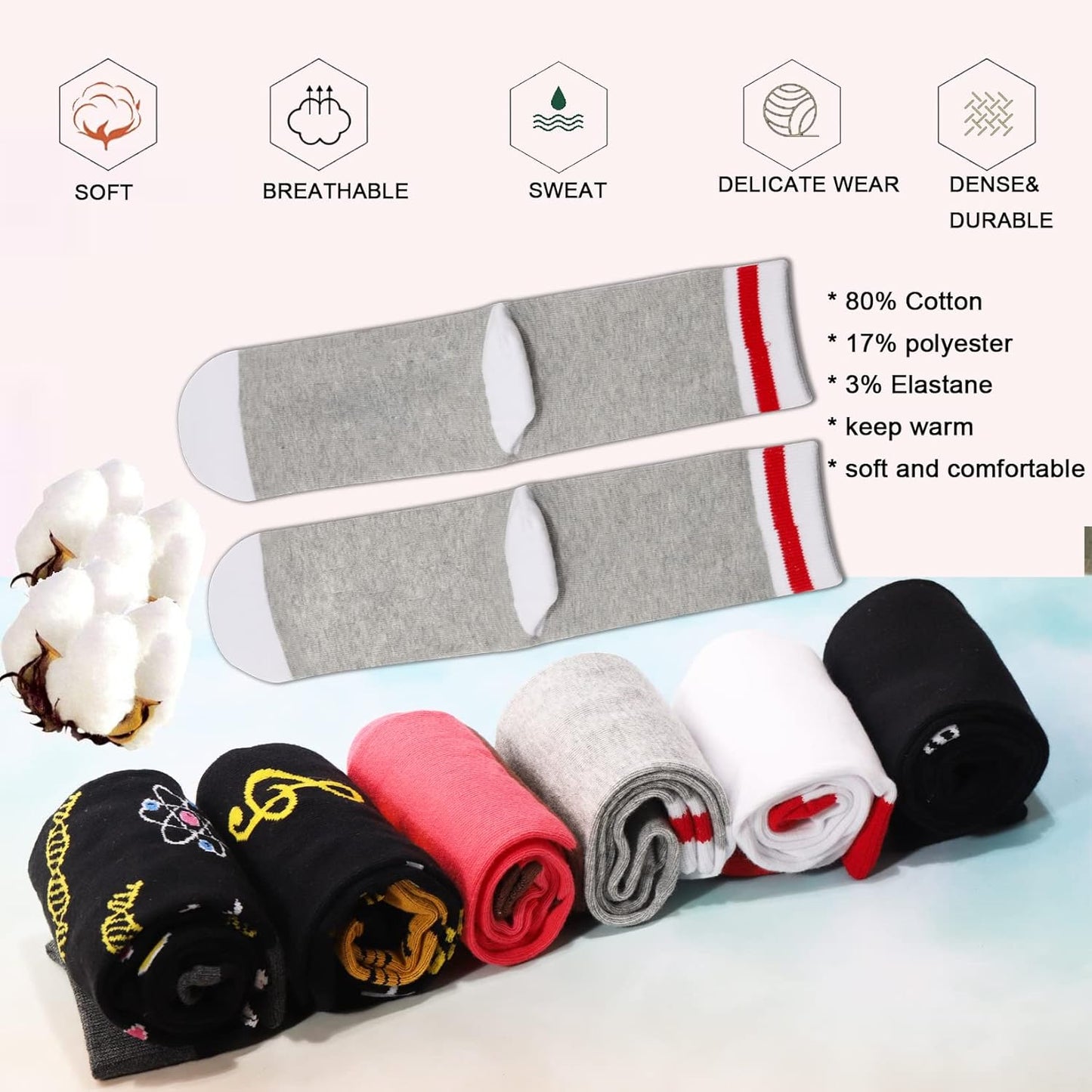Boxer Socks - Dog Lover Gifts for Boxer Owner, Mom, Dad - Puppy Gift