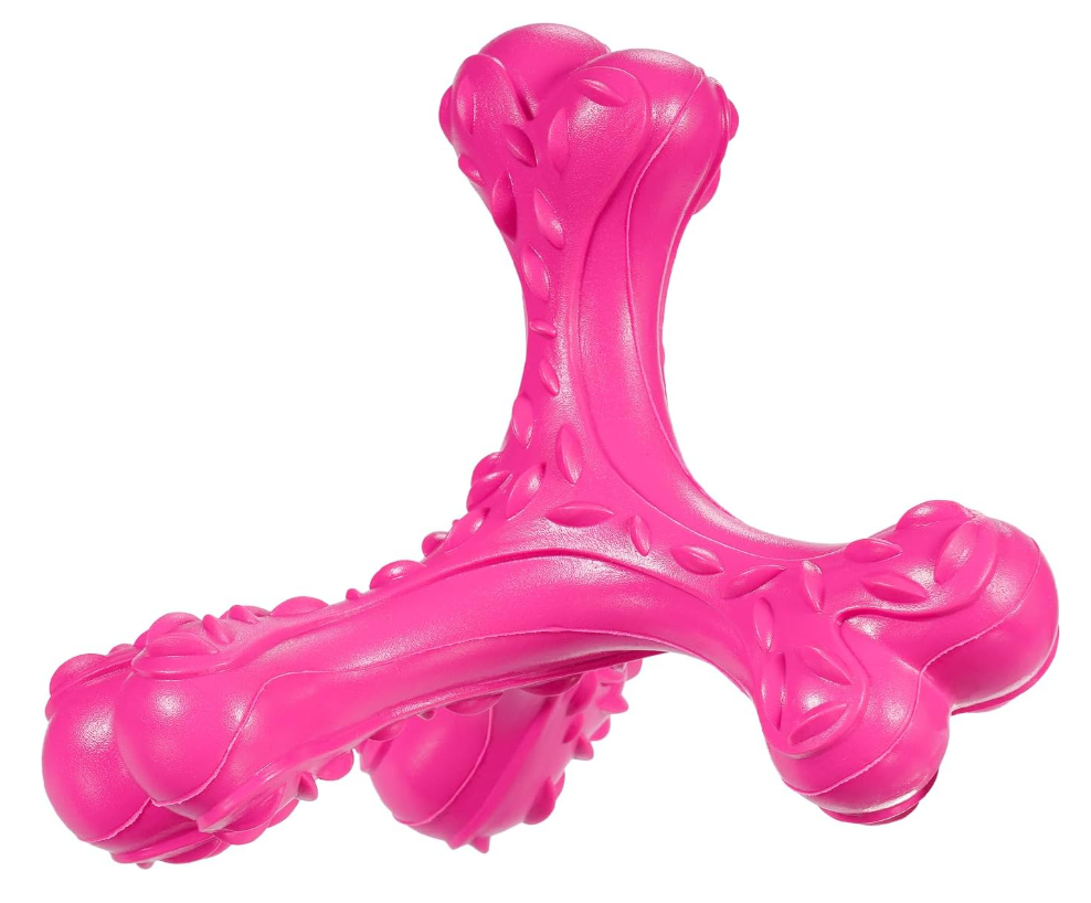 Durable Chew Toys for Large Breed Dogs Made with Natural Rubber