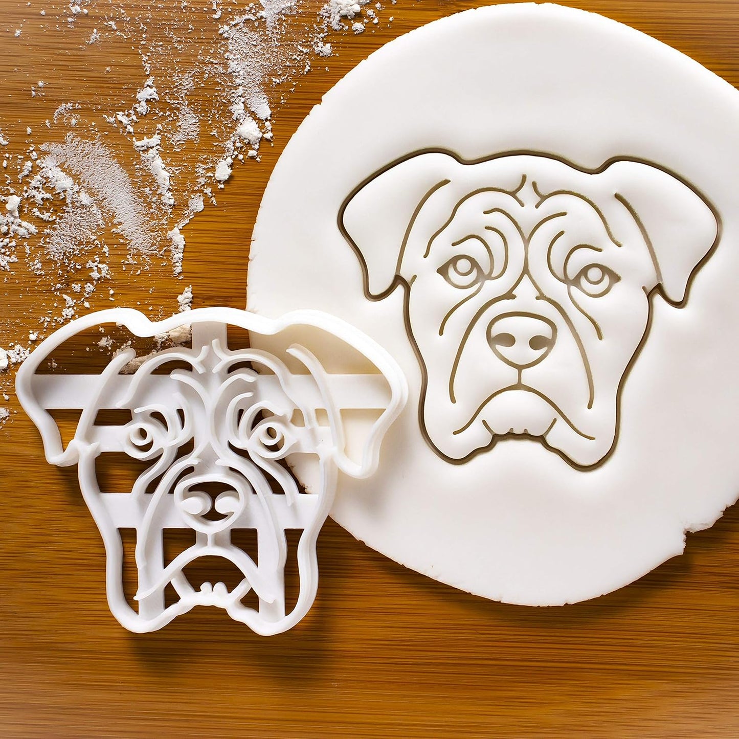 Boxer Face Cookie Cutter, 1 Piece -