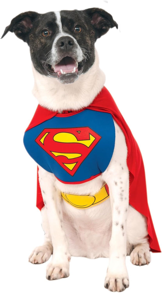 DC Comics Pet Costume, Superman, Large