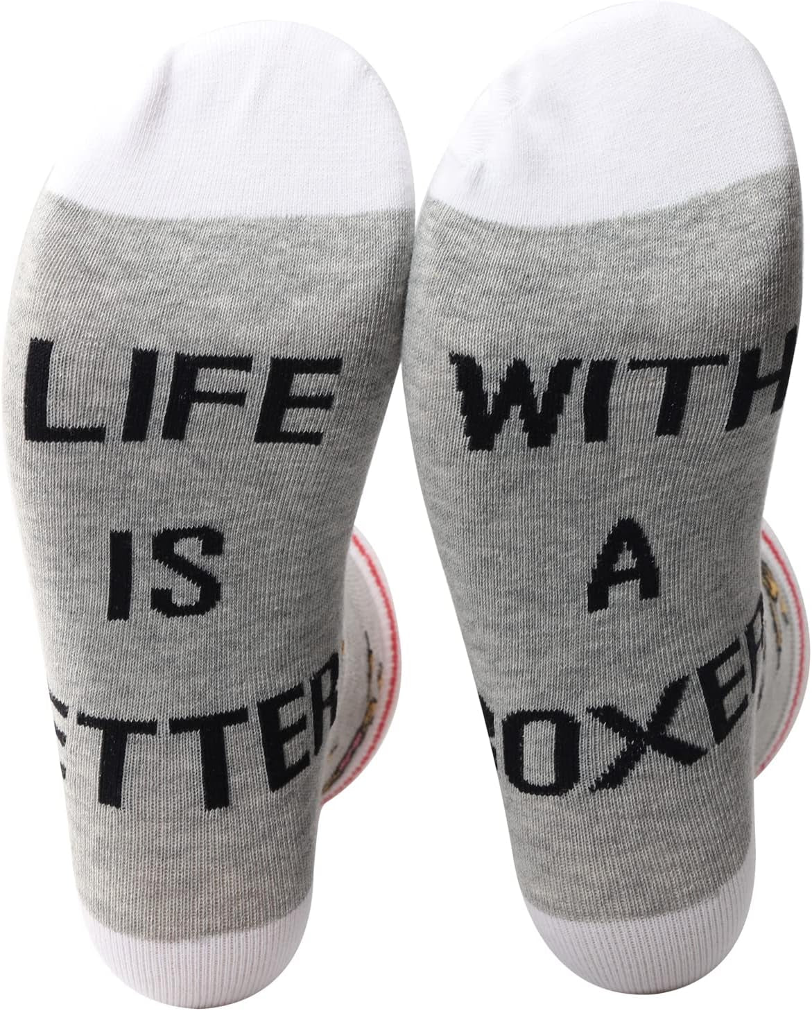 Boxer Socks - Dog Lover Gifts for Boxer Owner, Mom, Dad - Puppy Gift