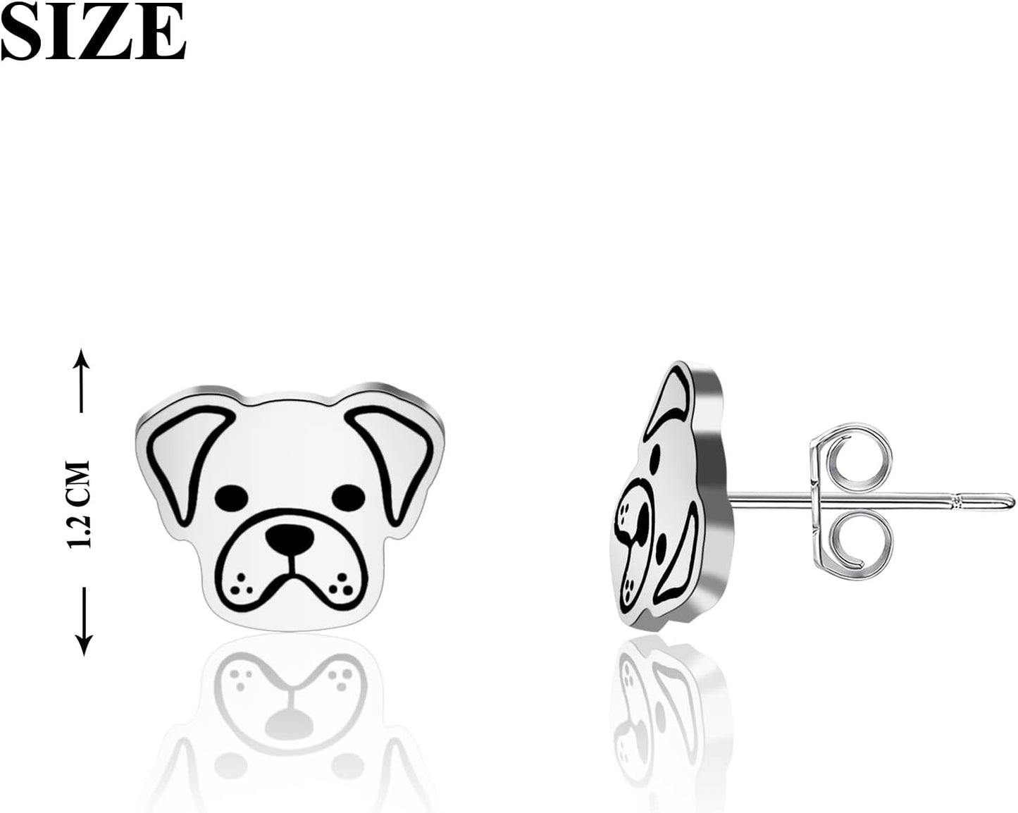 Boxer Dog Lover Gift Boxer Stud Earrings Boxer Mom Jewelry Boxer Dog Owner Gift Dog Lover Gift