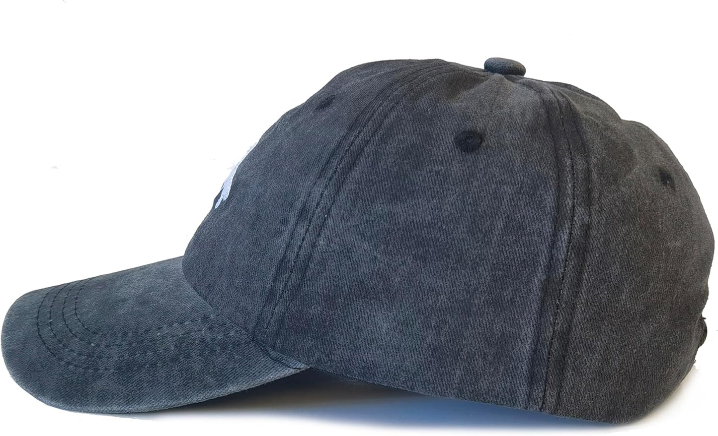 Dog Mom Hat for Women,Embroidered Washed Cotton Dog Dad Baseball Caps Snapback for Dog Lovers, Black Boxer, One Size