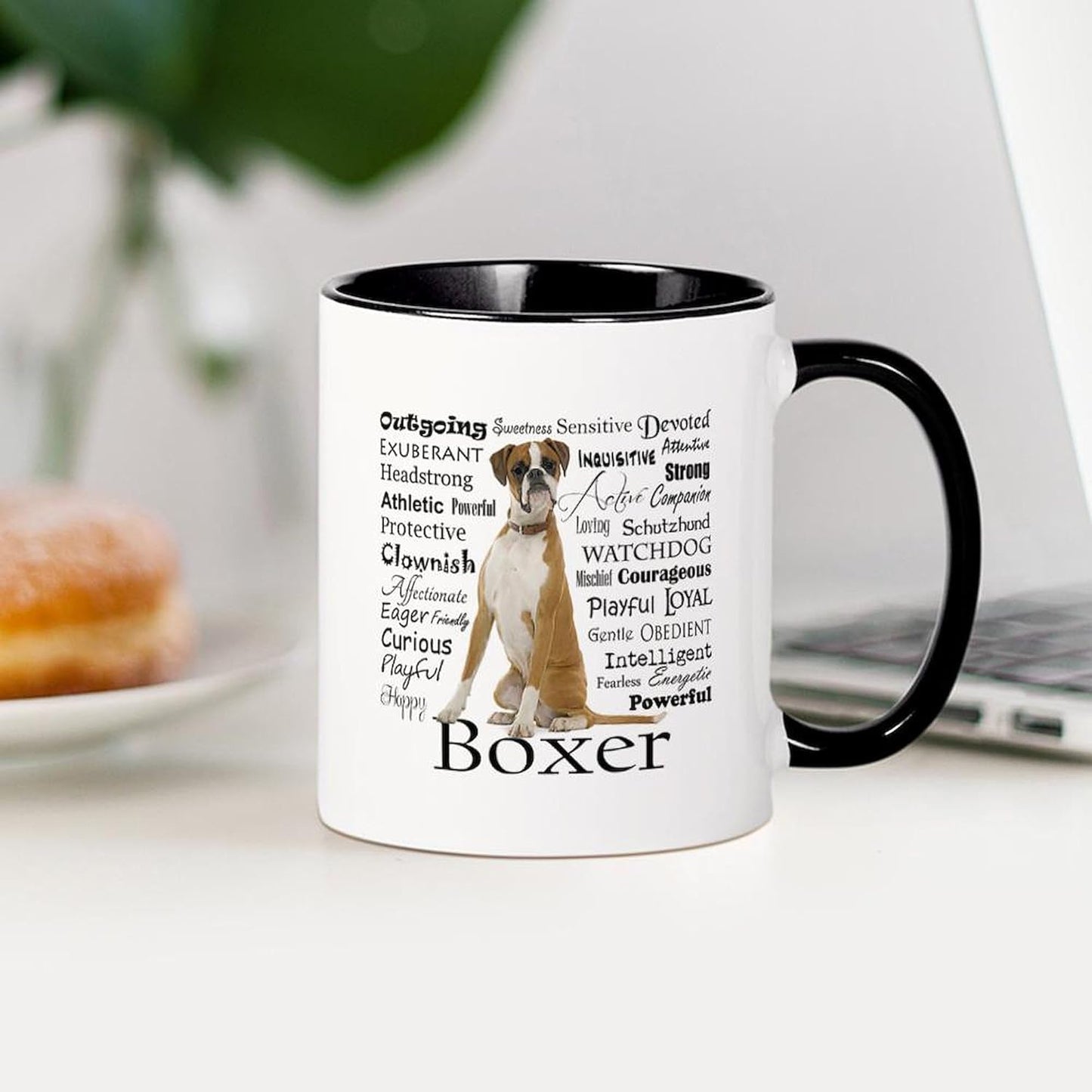 Boxer Traits Mugs 11 Oz (325 Ml) Ceramic Coffee Mug