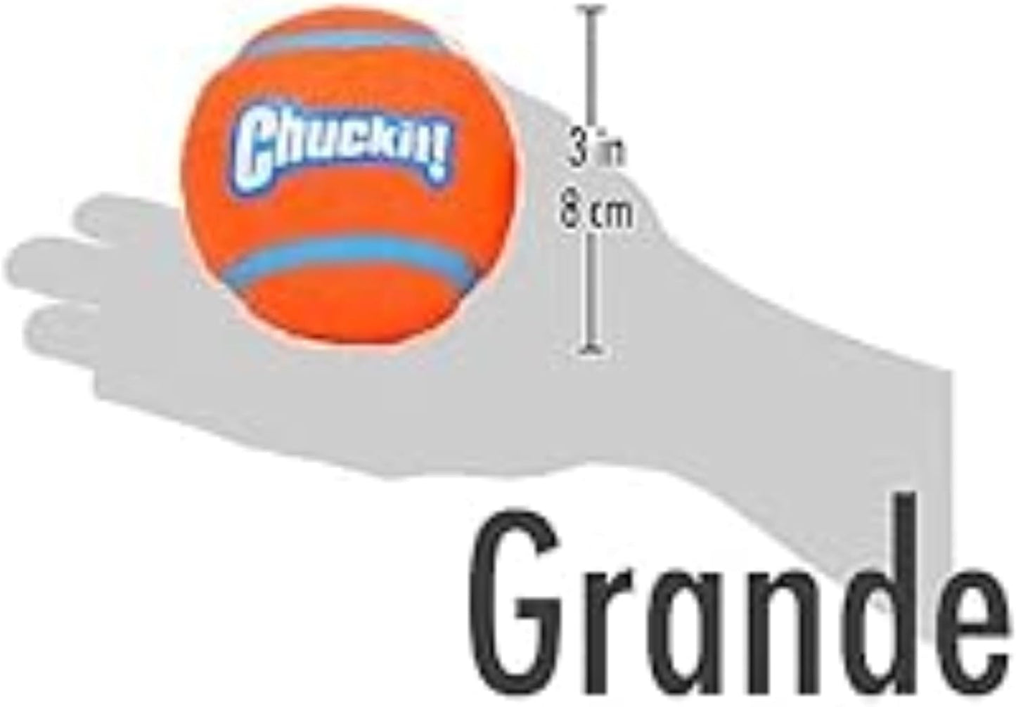 Large Tennis Ball 3 Inch, 2-Pack Shrink Sleeve Package