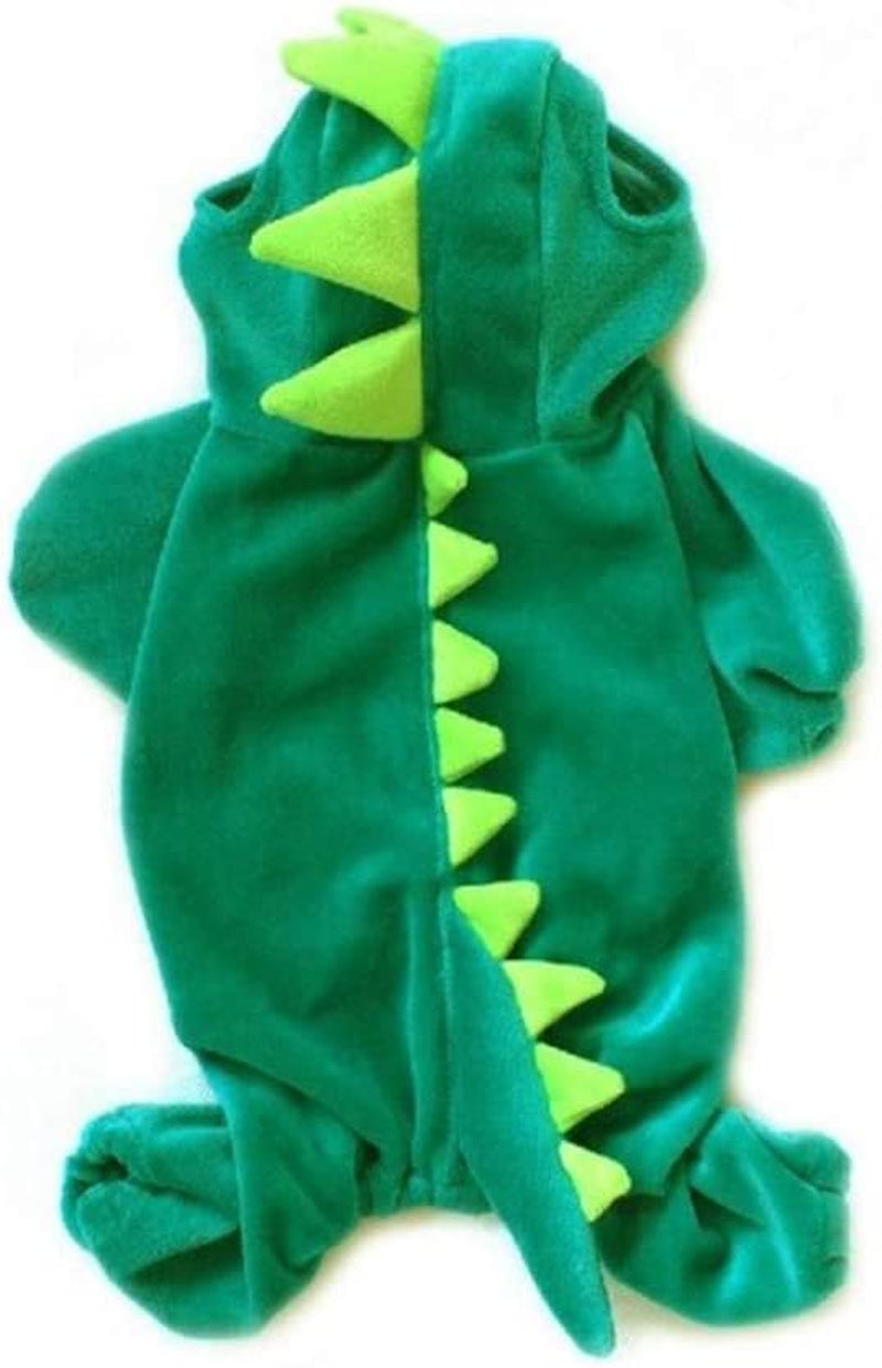 Dog Dinosaur Design Costume Green Pet Clothes for Medium & Large Dog (Green, 2XL)