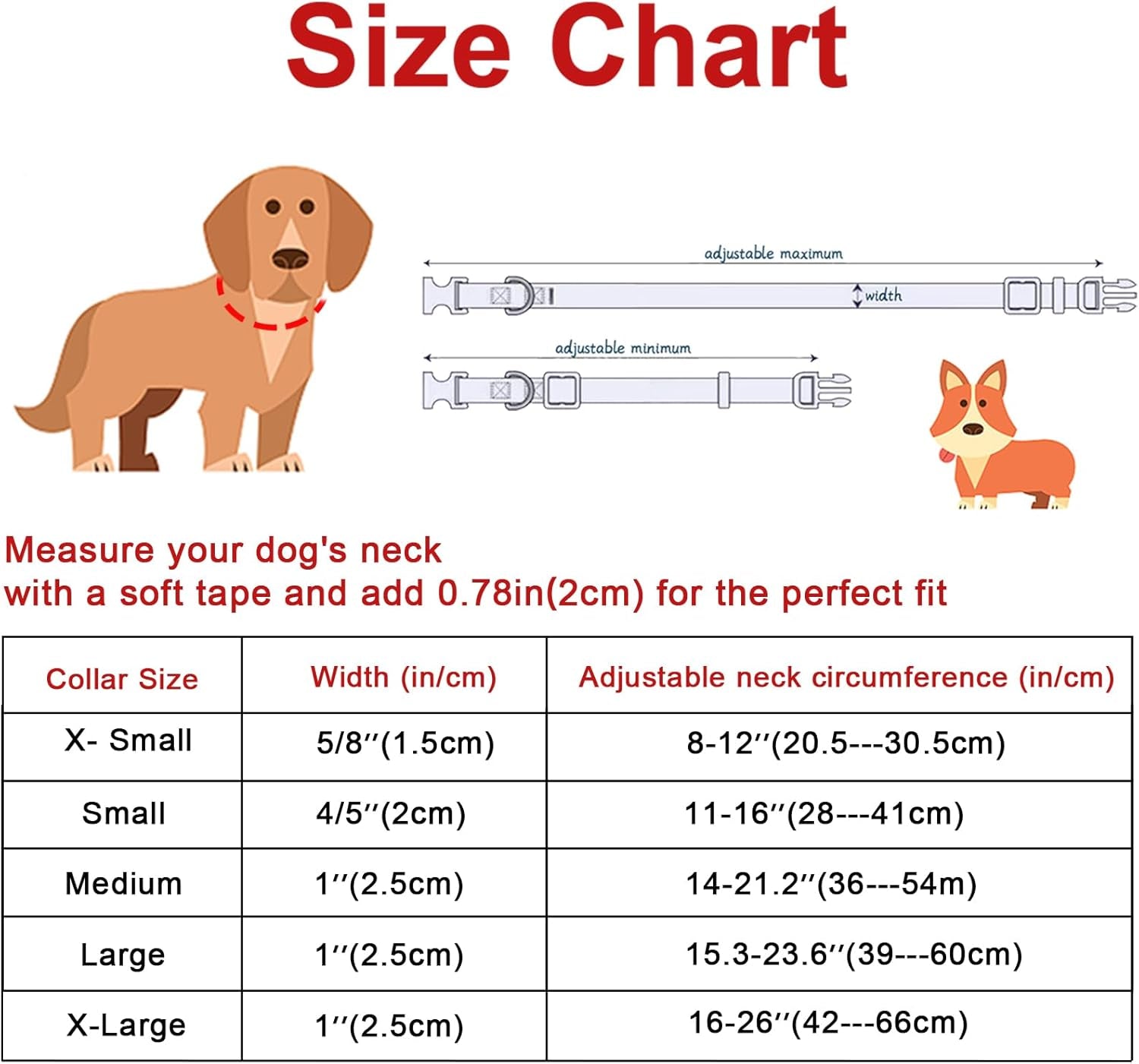 Maca Bates Christmas Tree Cute Dog Collar Red Puppy Collars Durable Comfortable Adjustable Birthday Gift for XS Small Medium Large XL Girl Boy Female Male Dogs Pet with Black Buckle