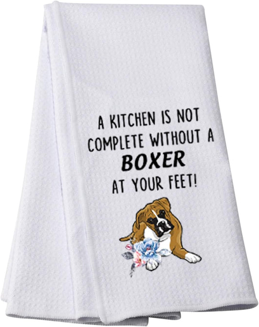 Boxer Kitchen Towel - Boxer Lover Gift - Themed Towel Gift