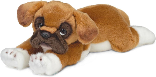 Bearington Roscoe Boxer Plush Stuffed Animal Puppy Dog 15”