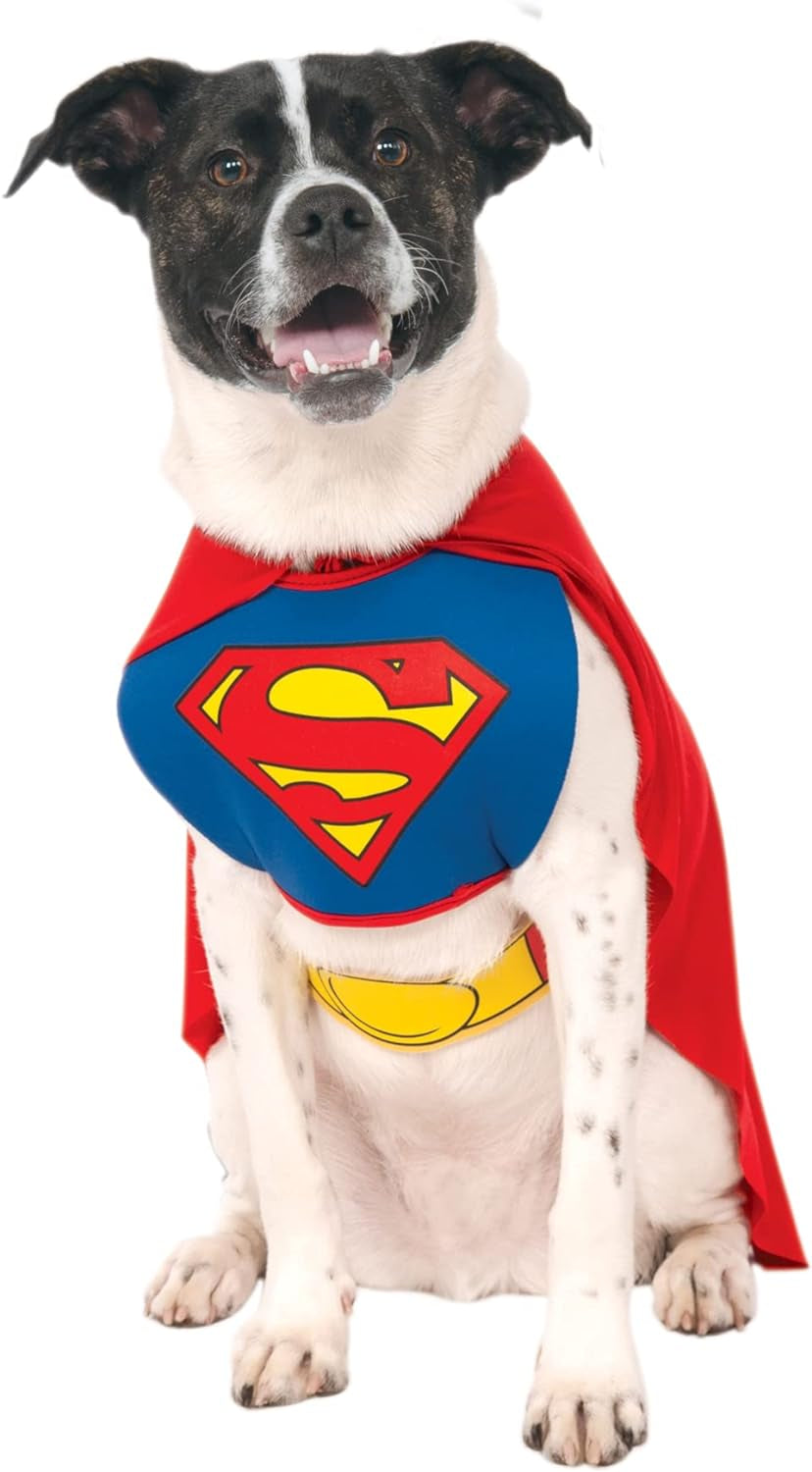 DC Comics Pet Costume, Superman, Large