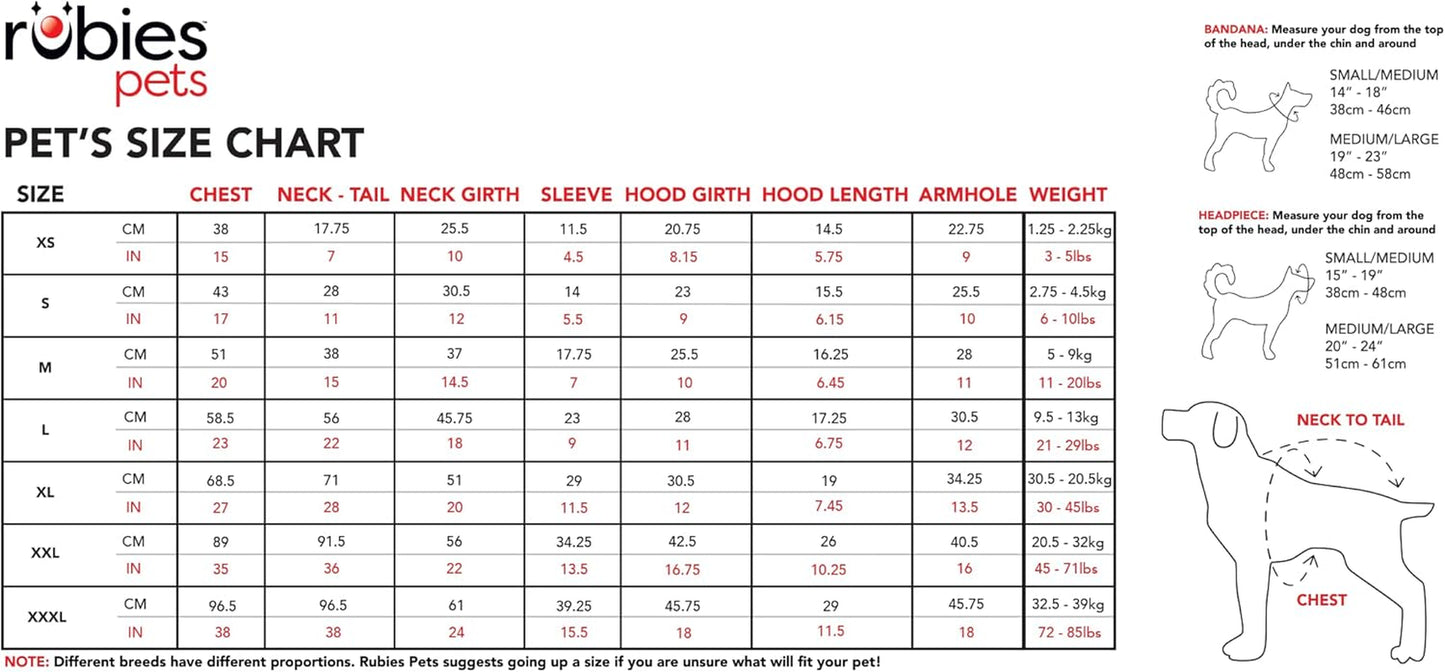 DC Comics Pet Costume, Superman, Large